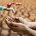 agua escassa na torneira