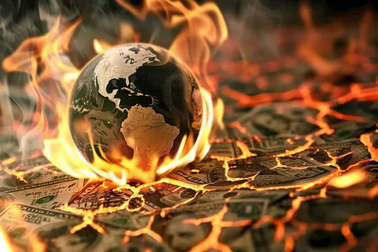 imagem do aquecimento do planeta terra